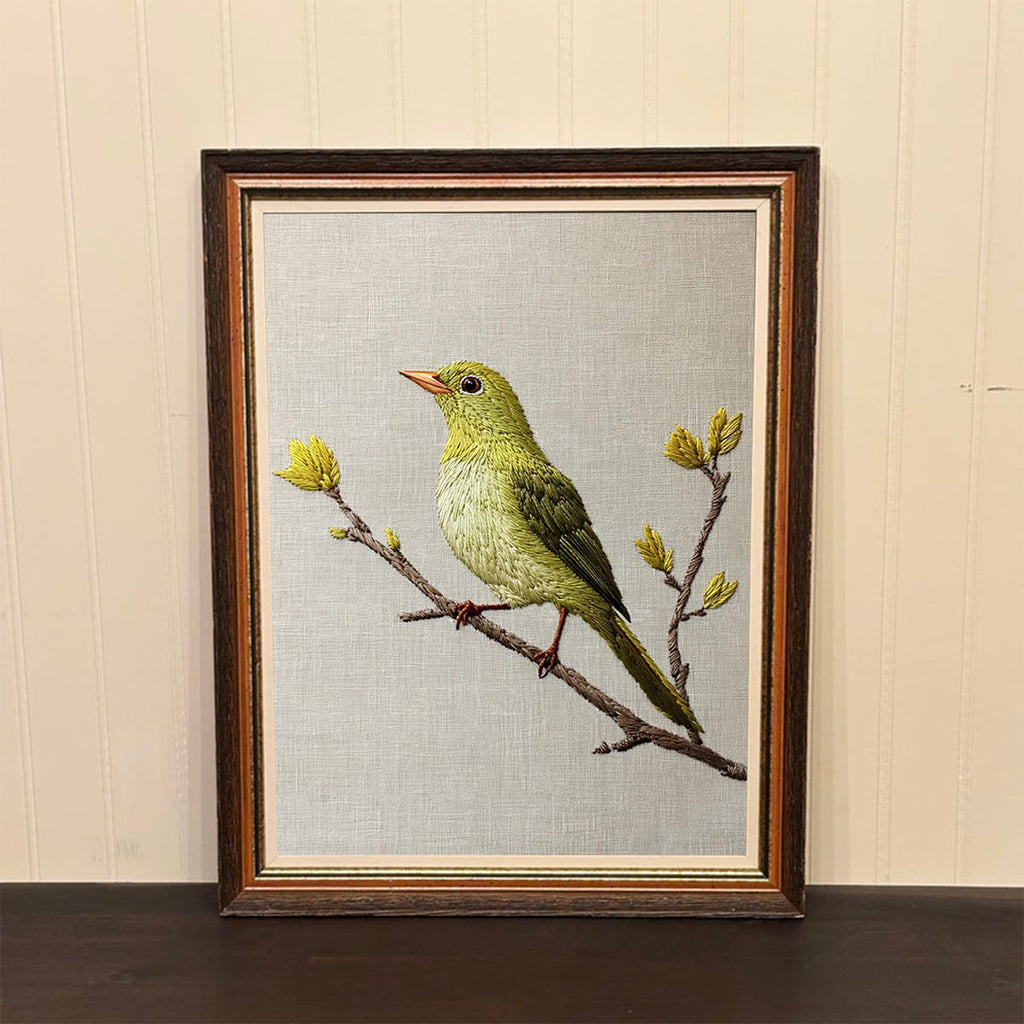 Rubbyoo Embroidery Kit- Greenfinch 2 - image 2
