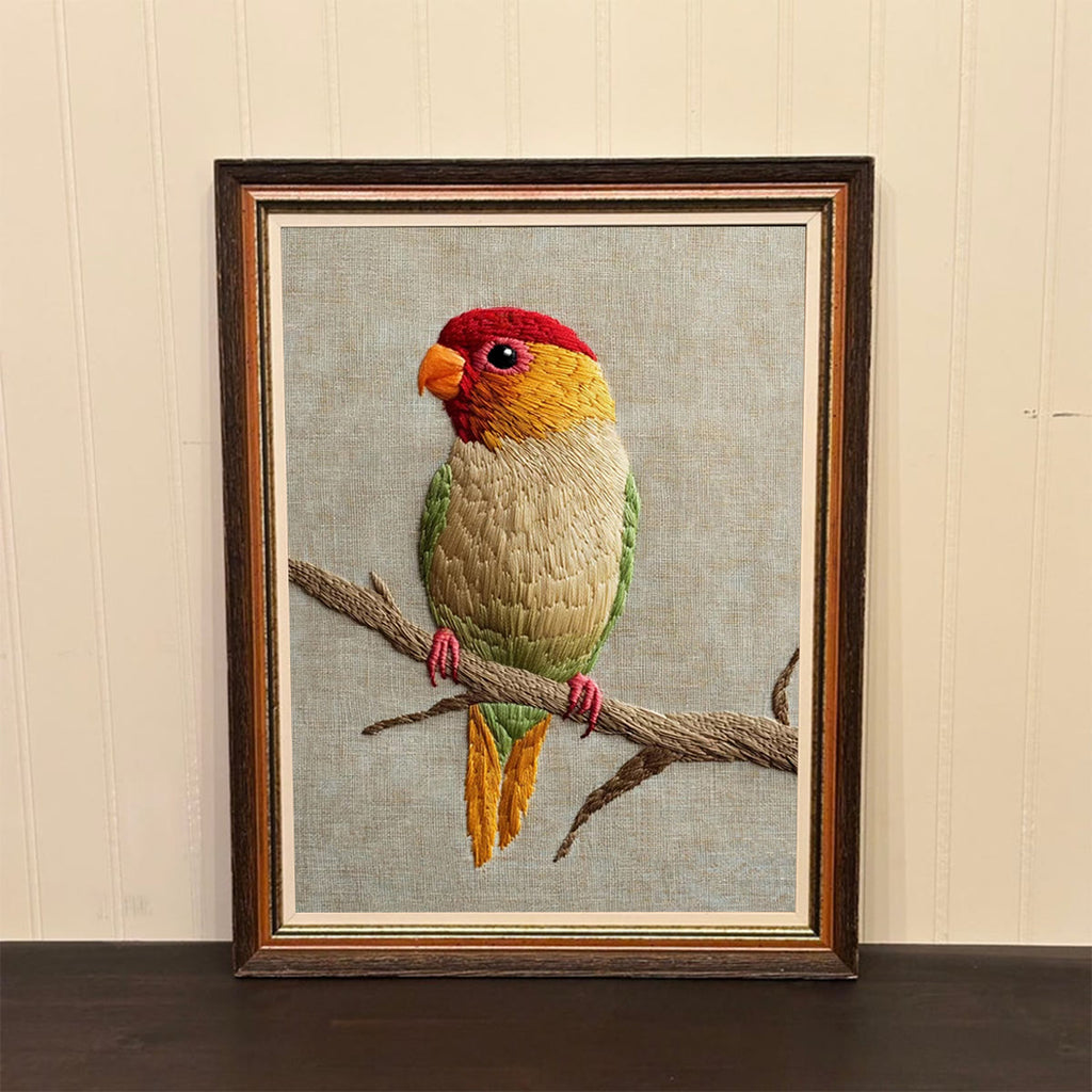 Rubbyoo Embroidery Kit-  Love Bird - image 1