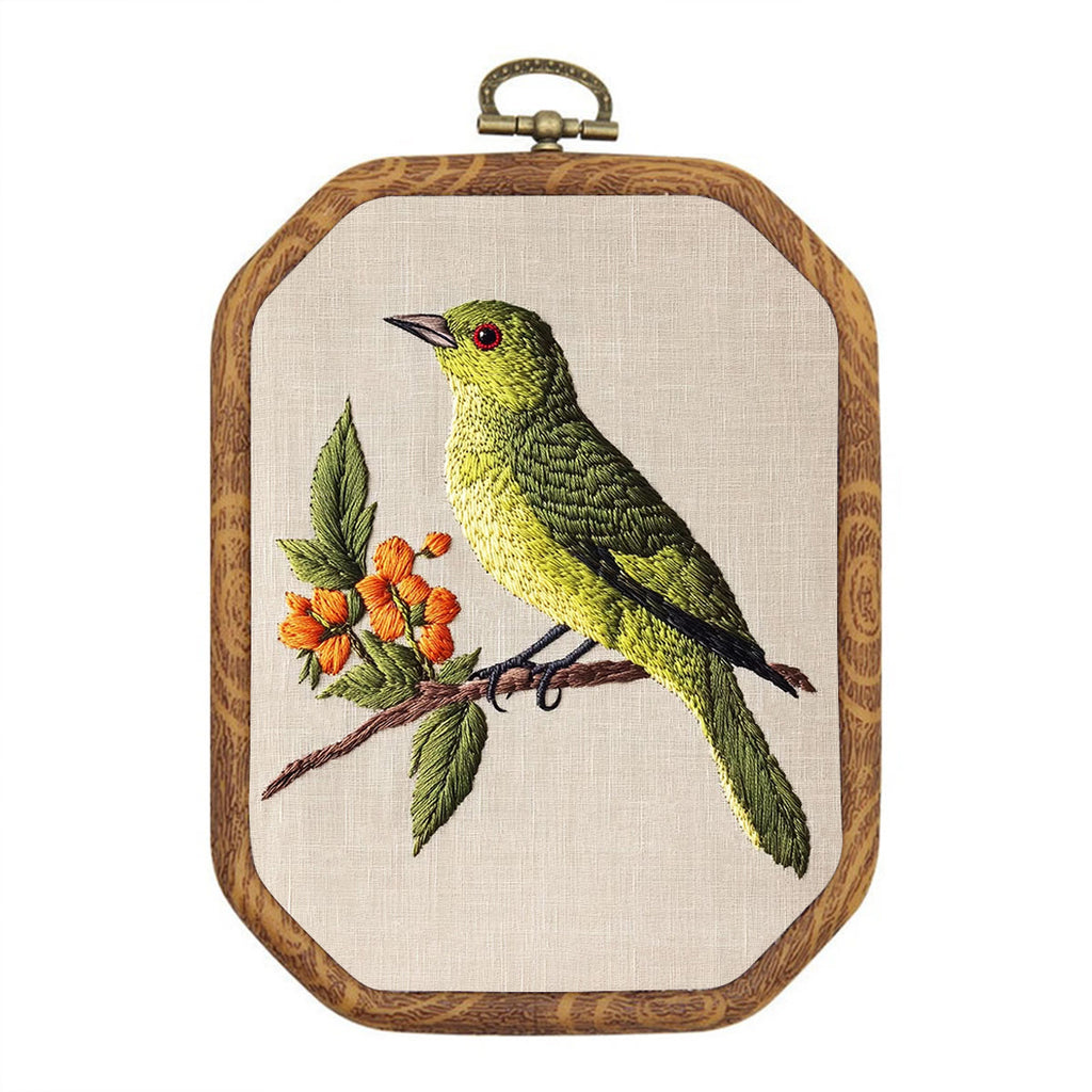 Rubbyoo Embroidery Kit- Sprring Greenfinch - image 0