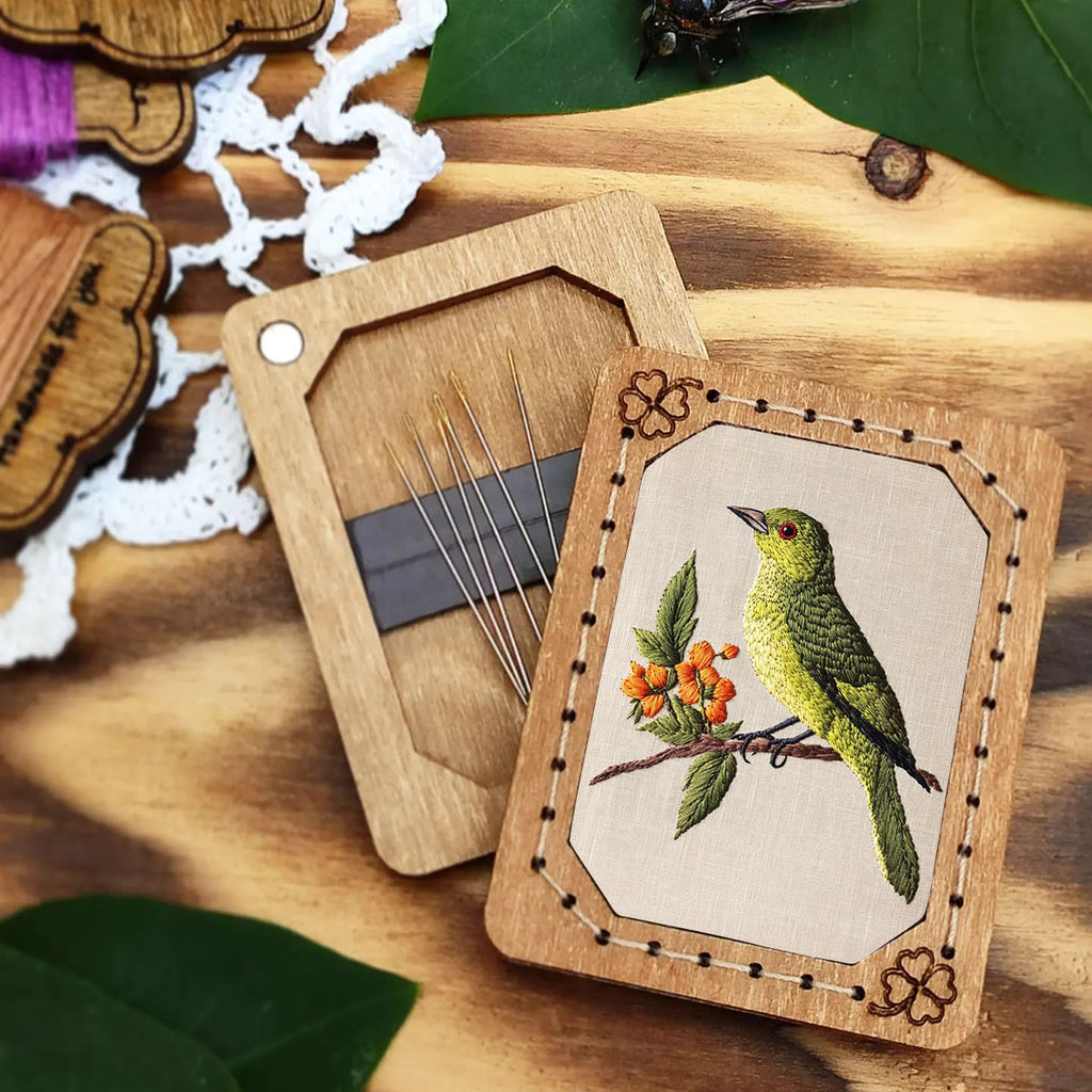 Rubbyoo Embroidery Kit- Sprring Greenfinch - image 5