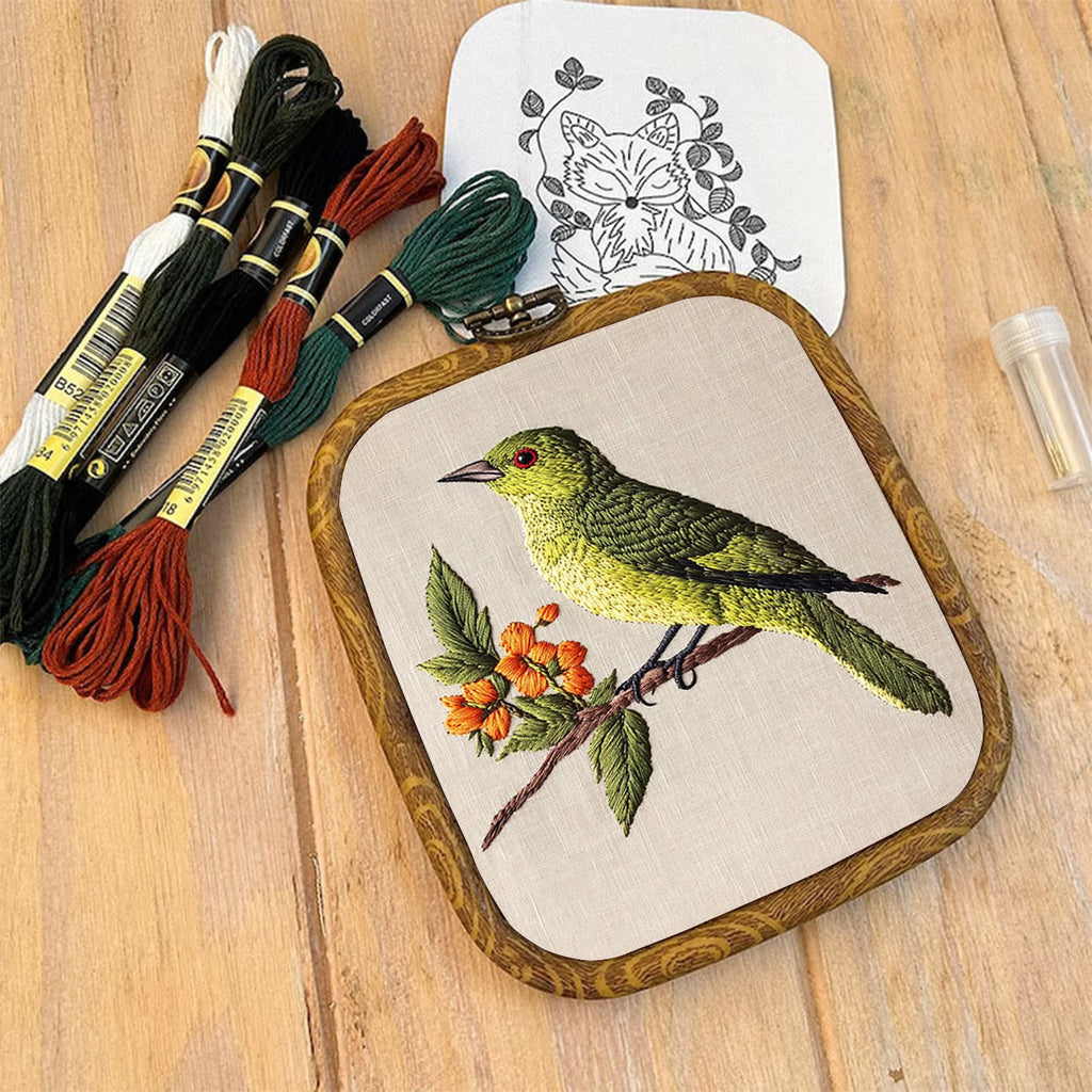Rubbyoo Embroidery Kit- Sprring Greenfinch - image 8