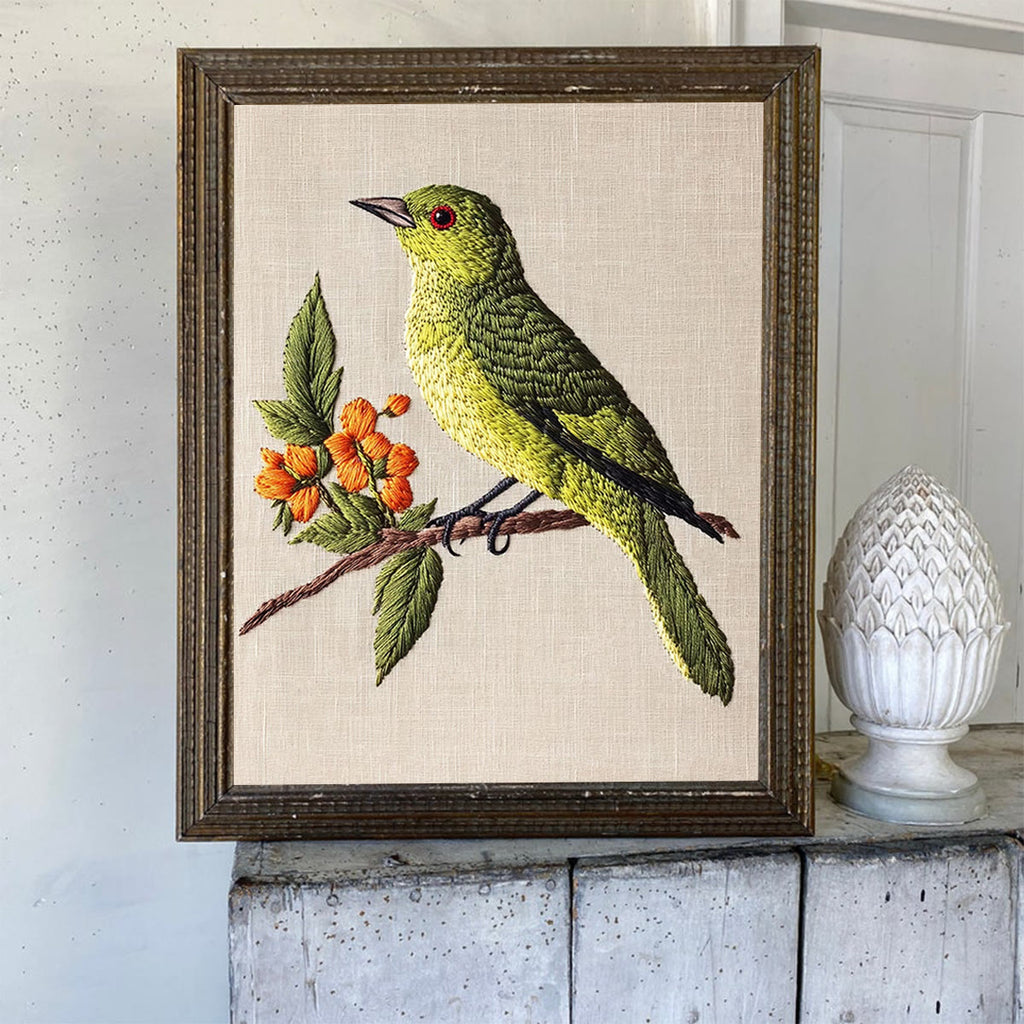Rubbyoo Embroidery Kit- Sprring Greenfinch - image 6