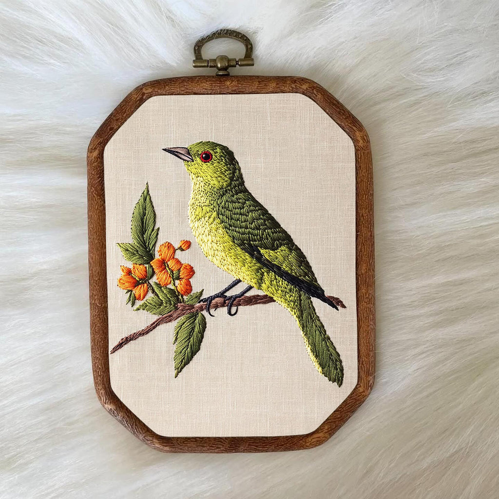 Rubbyoo Embroidery Kit- Sprring Greenfinch - image 7