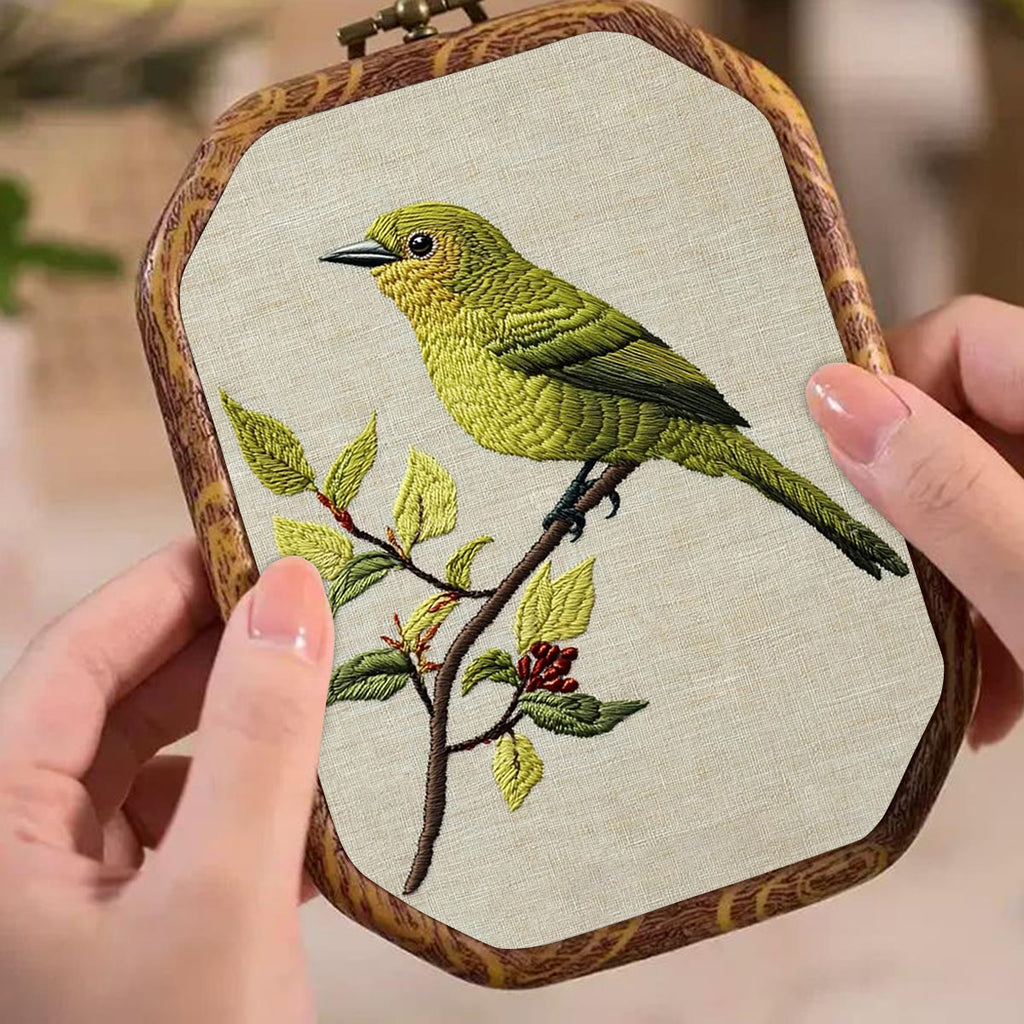 Rubbyoo Embroidery Kit- Greenfinch - image 5