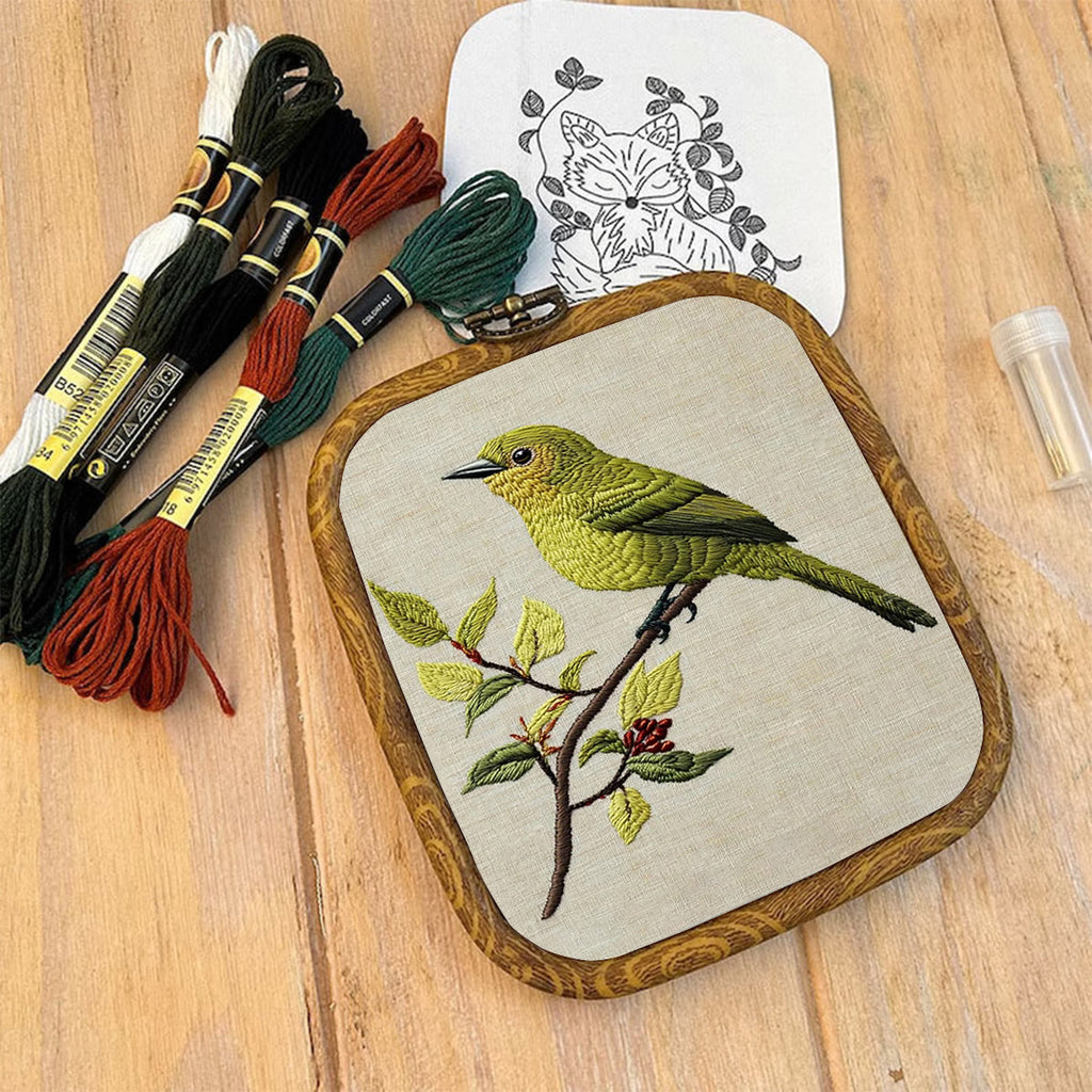 Rubbyoo Embroidery Kit- Greenfinch - image 8