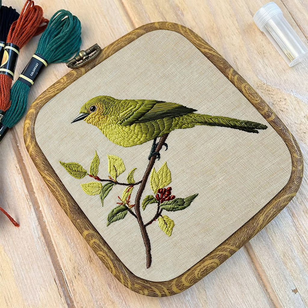 Rubbyoo Embroidery Kit- Greenfinch - image 9