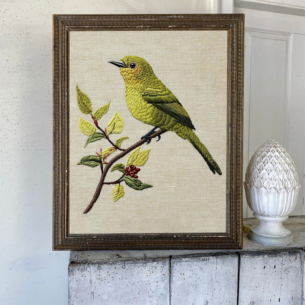 Rubbyoo Embroidery Kit- Greenfinch - image 7