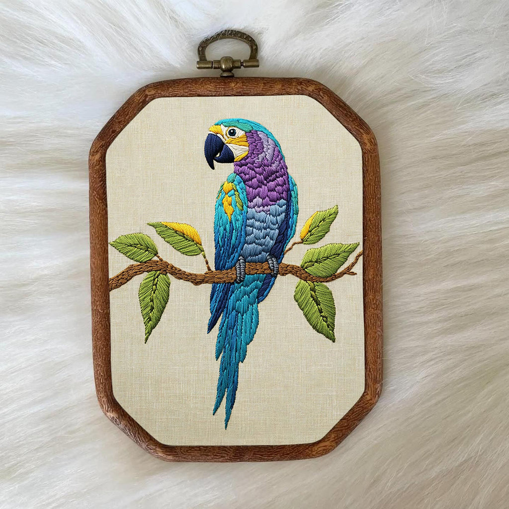 Rubbyoo Embroidery Kit- Blue Macaw - image 7