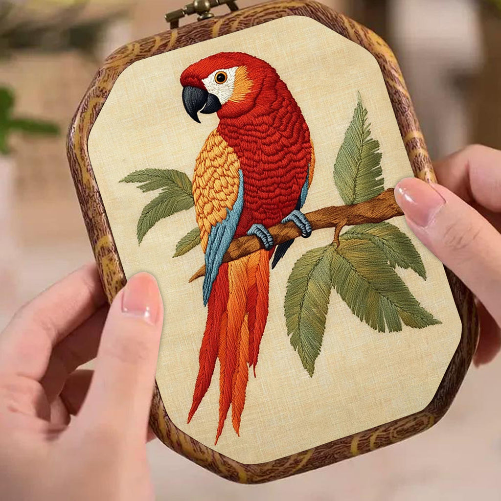 Rubbyoo Embroidery Kit- Red Bird Parrot - image 4