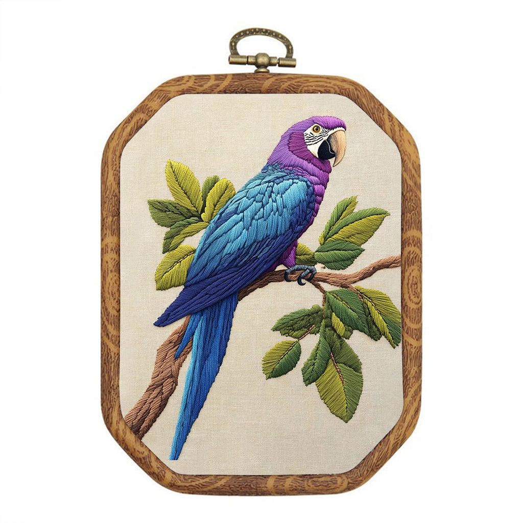 Rubbyoo Embroidery Kit- Blue Macaw 2 - image 0