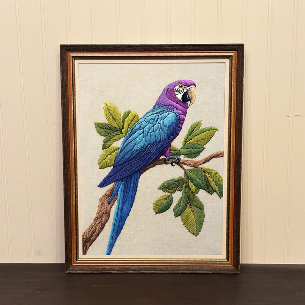 Rubbyoo Embroidery Kit- Blue Macaw 2 - image 2