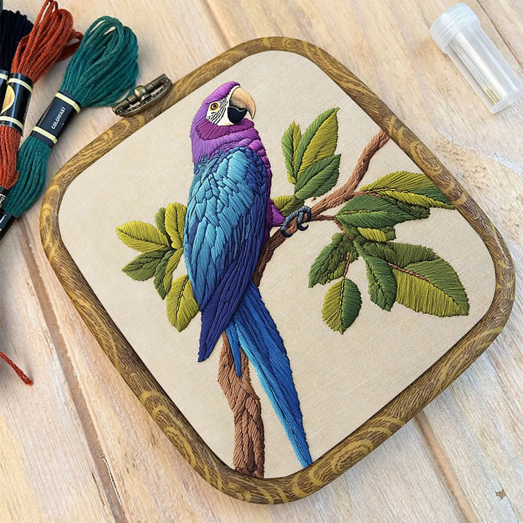 Rubbyoo Embroidery Kit- Blue Macaw 2 - image 9