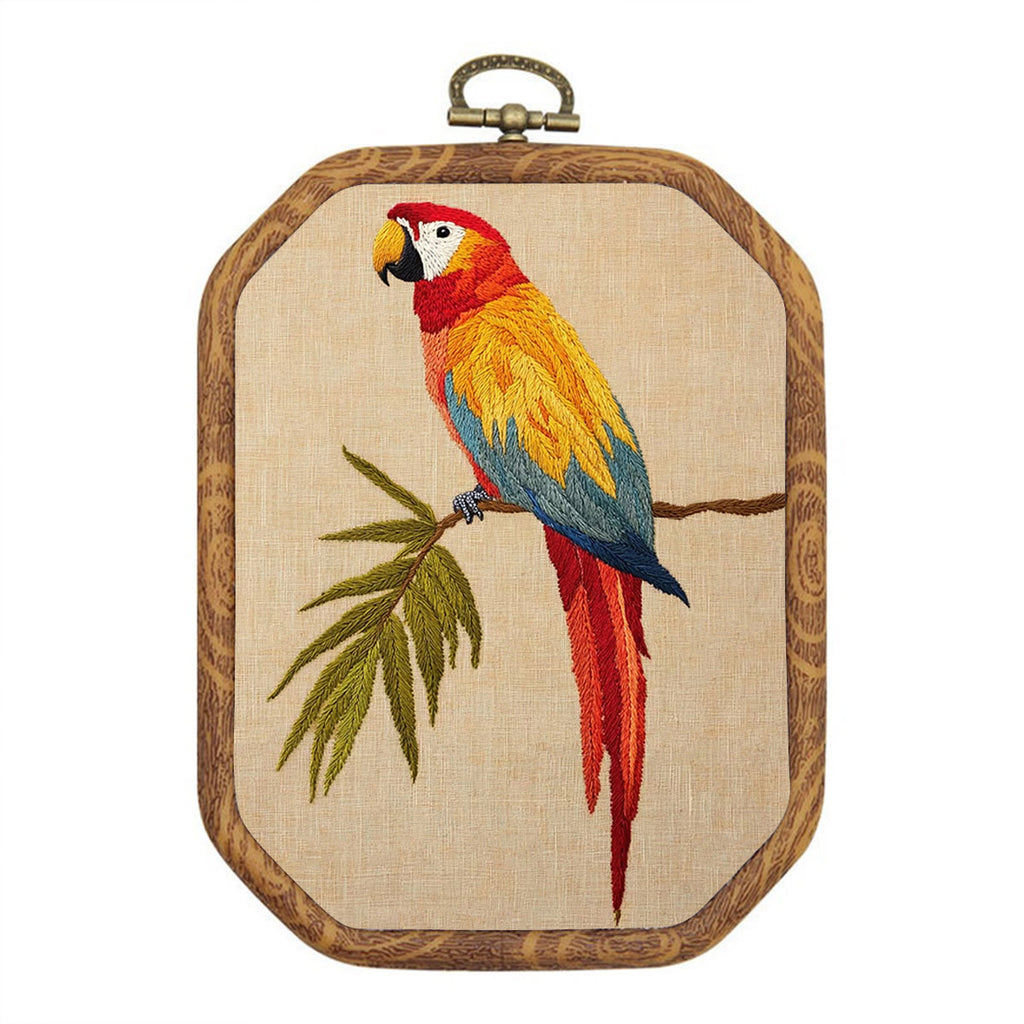 Rubbyoo Embroidery Kit- Red Macaw  - image 0