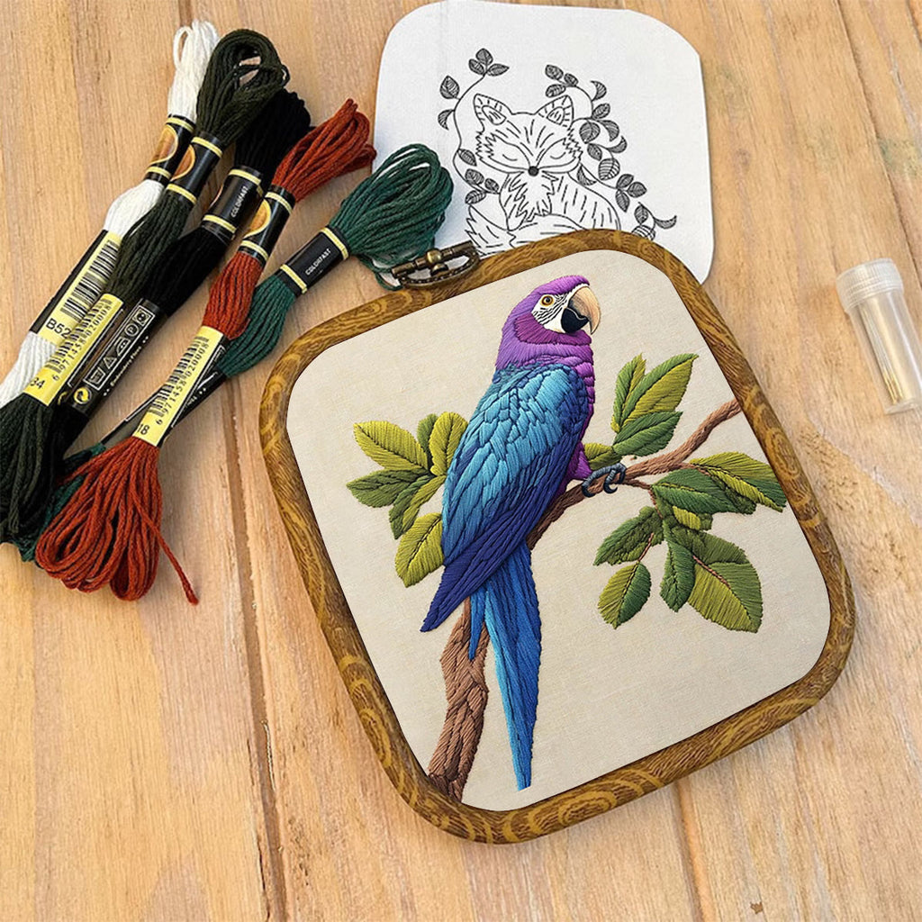 Rubbyoo Embroidery Kit- Blue Macaw 2 - image 8