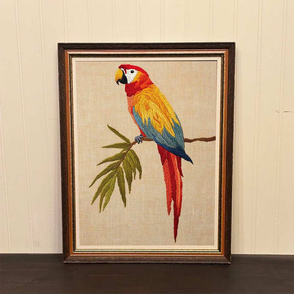 Rubbyoo Embroidery Kit- Red Macaw  - image 2