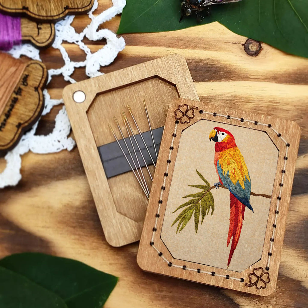 Rubbyoo Embroidery Kit- Red Macaw  - image 5