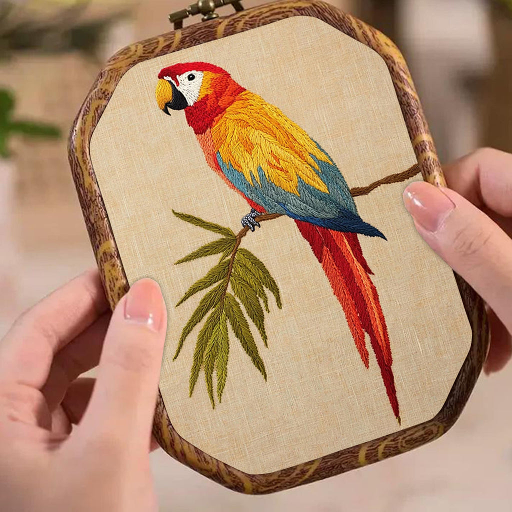 Rubbyoo Embroidery Kit- Red Macaw  - image 4