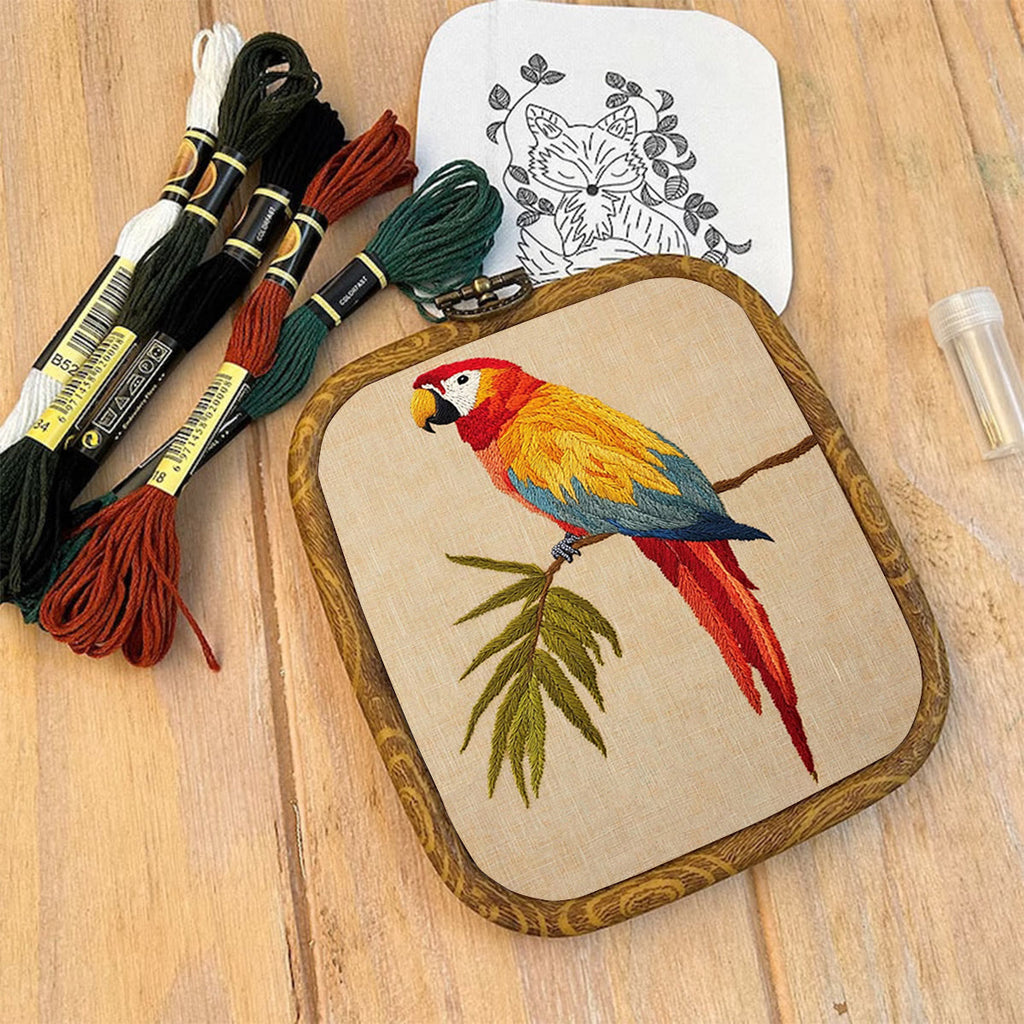 Rubbyoo Embroidery Kit- Red Macaw  - image 8