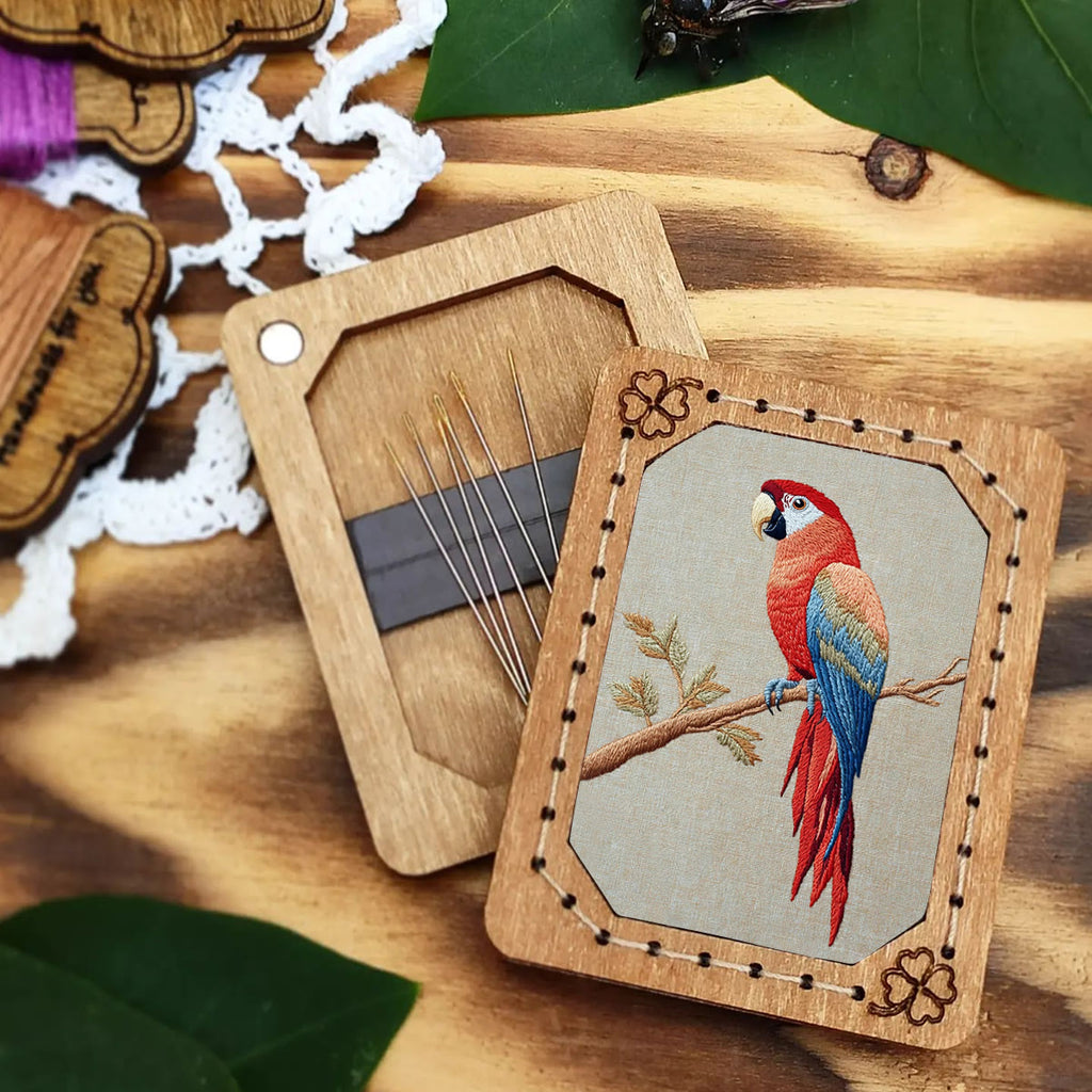 Rubbyoo Embroidery Kit- Red Macaw  2 - image 4