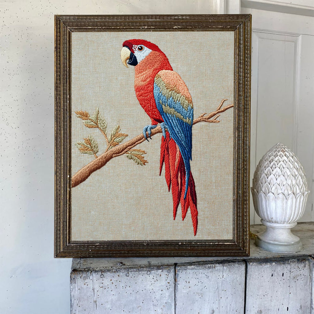 Rubbyoo Embroidery Kit- Red Macaw  2 - image 6