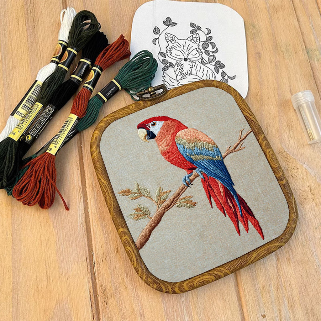 Rubbyoo Embroidery Kit- Red Macaw  2 - image 8