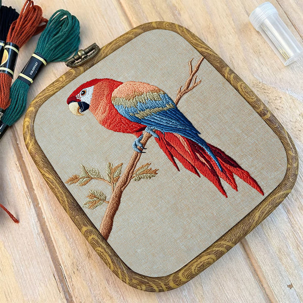 Rubbyoo Embroidery Kit- Red Macaw  2 - image 9