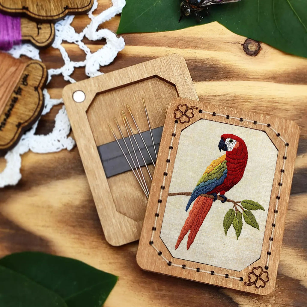 Rubbyoo Embroidery Kit- Red Bird Parrot 2 - image 5