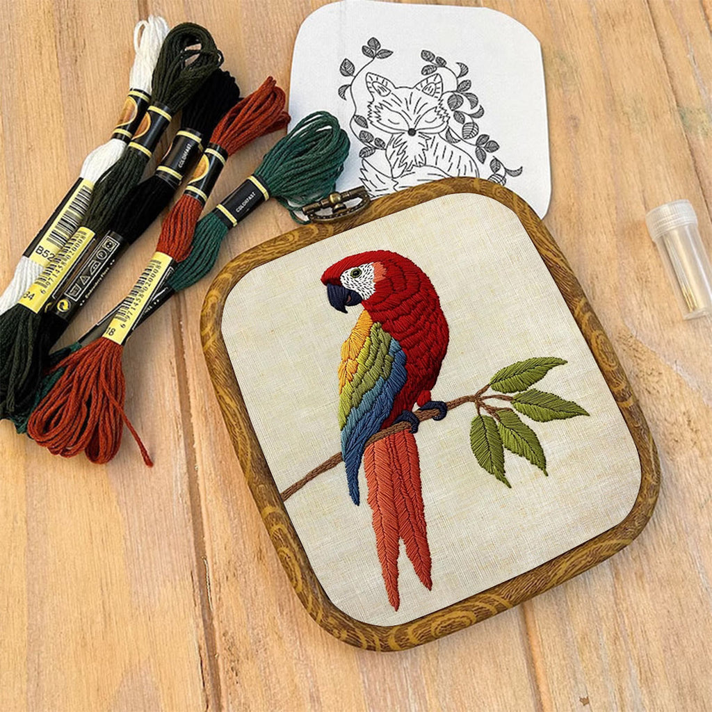 Rubbyoo Embroidery Kit- Red Bird Parrot 2 - image 8