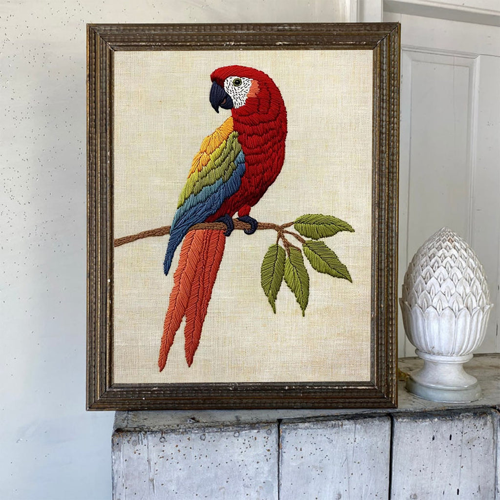Rubbyoo Embroidery Kit- Red Bird Parrot 2 - image 6