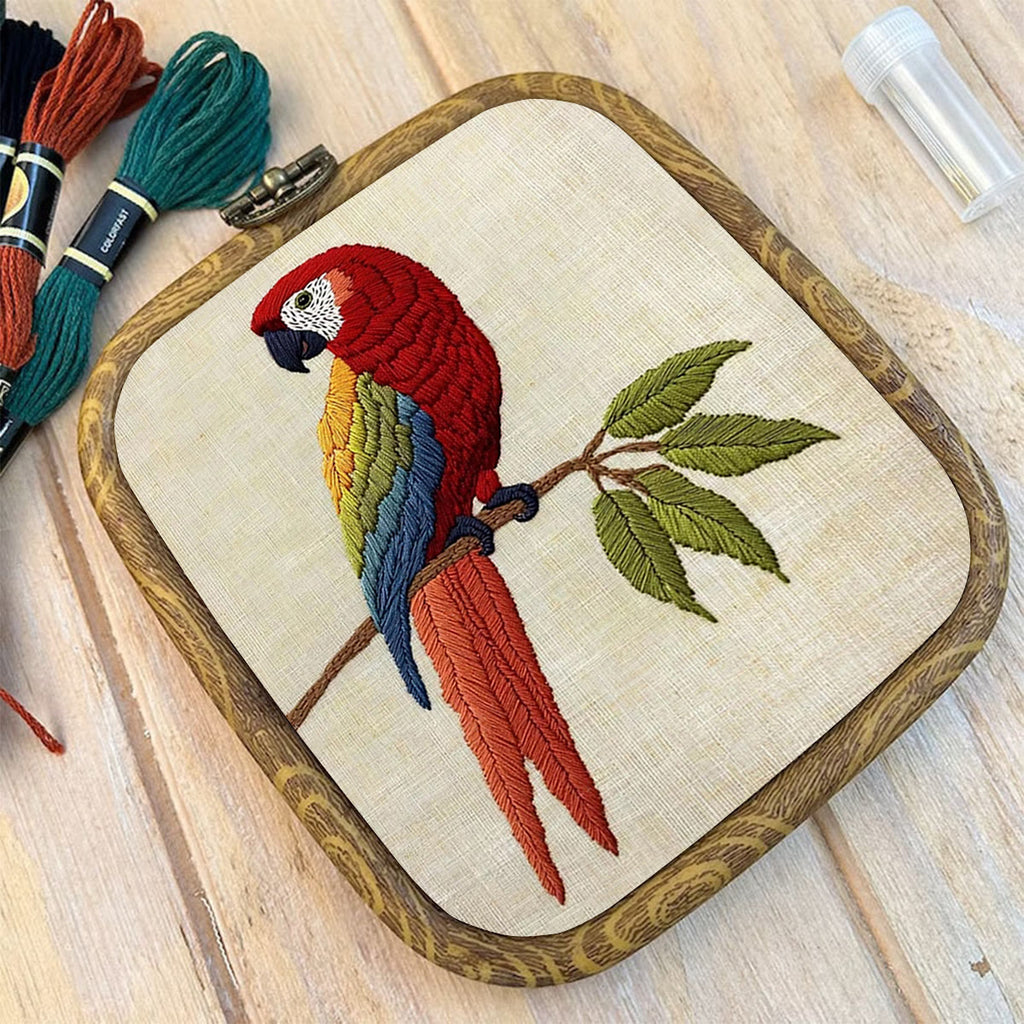 Rubbyoo Embroidery Kit- Red Bird Parrot 2 - image 9