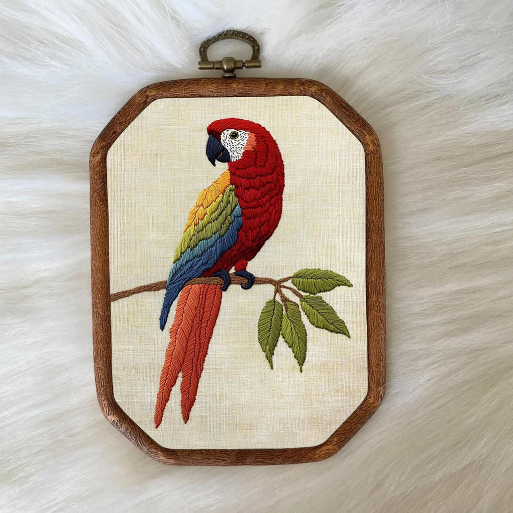 Rubbyoo Embroidery Kit- Red Bird Parrot 2 - image 7