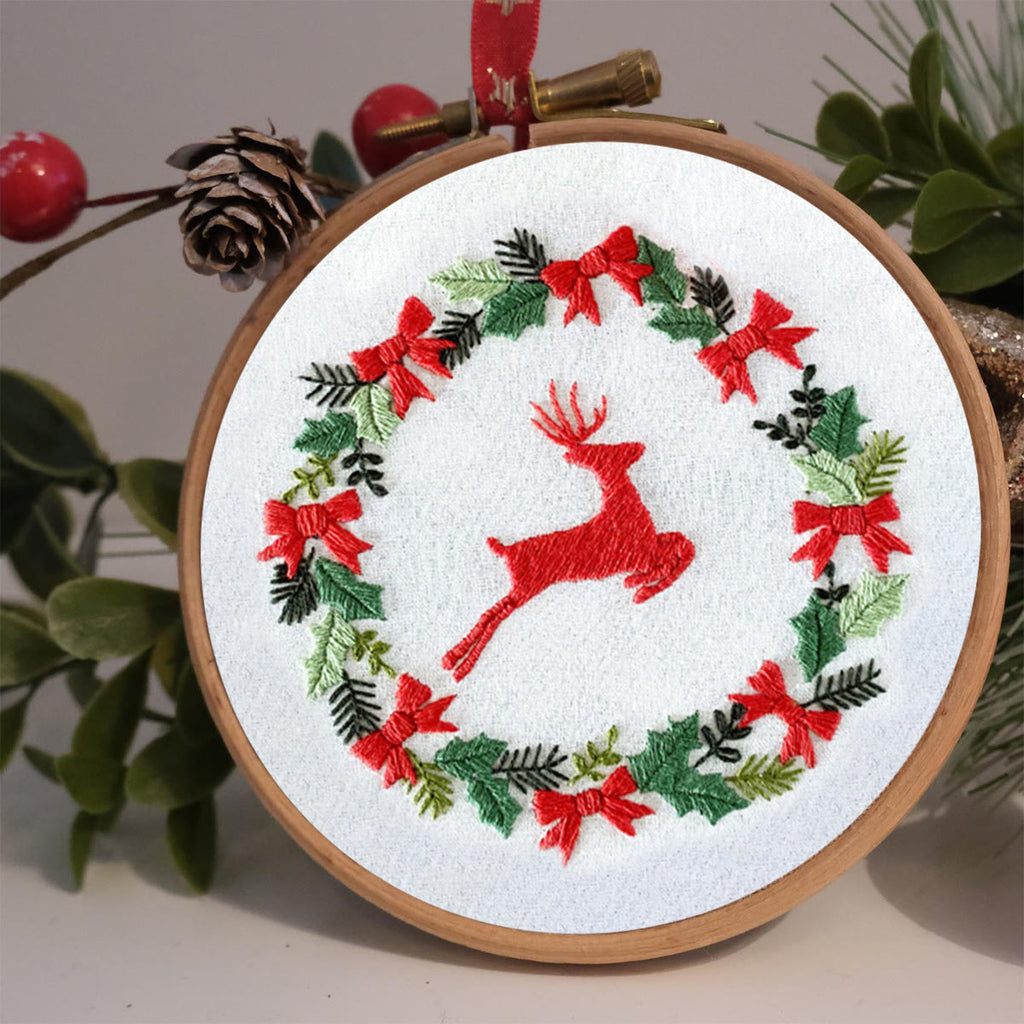 Rubbyoo Embroidery Kit - Red Deer  - image 1