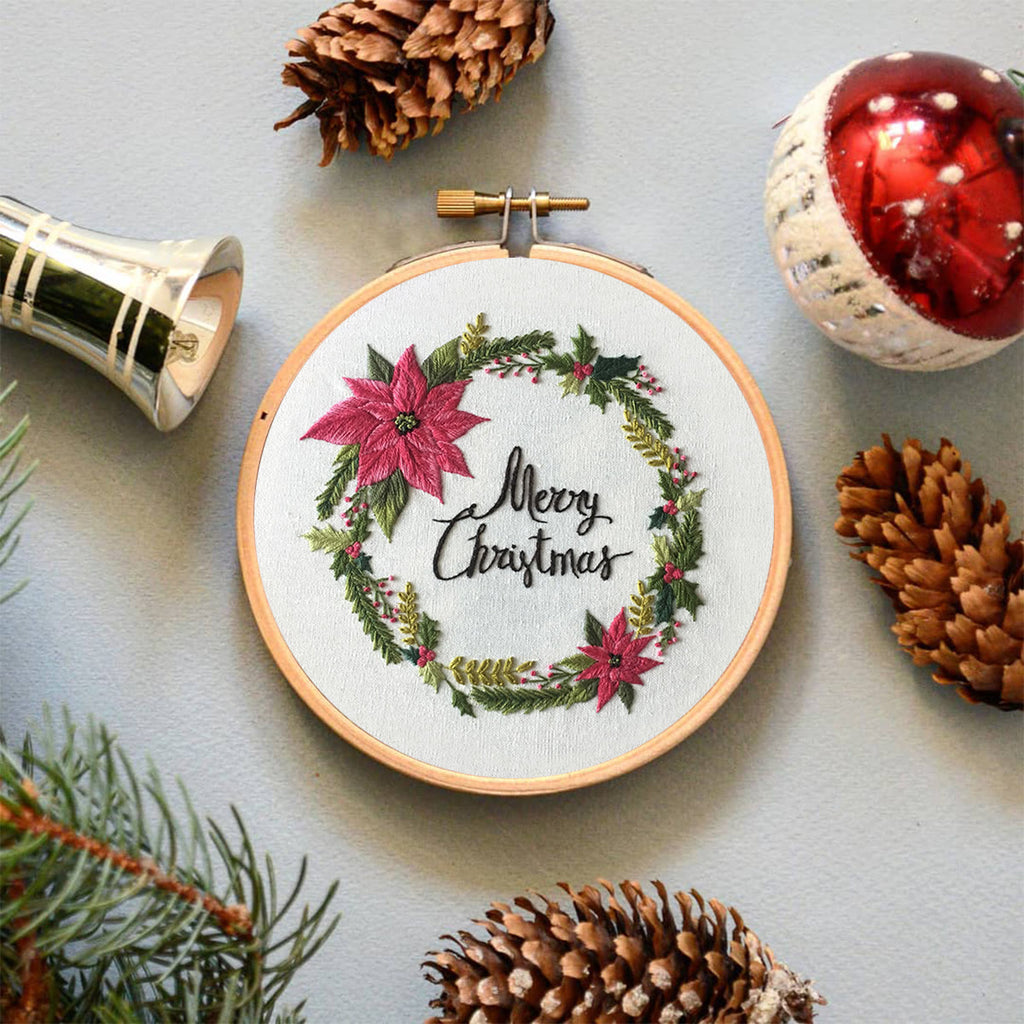 Rubbyoo Embroidery Kit -Merry Christmas Wreath  - image 4