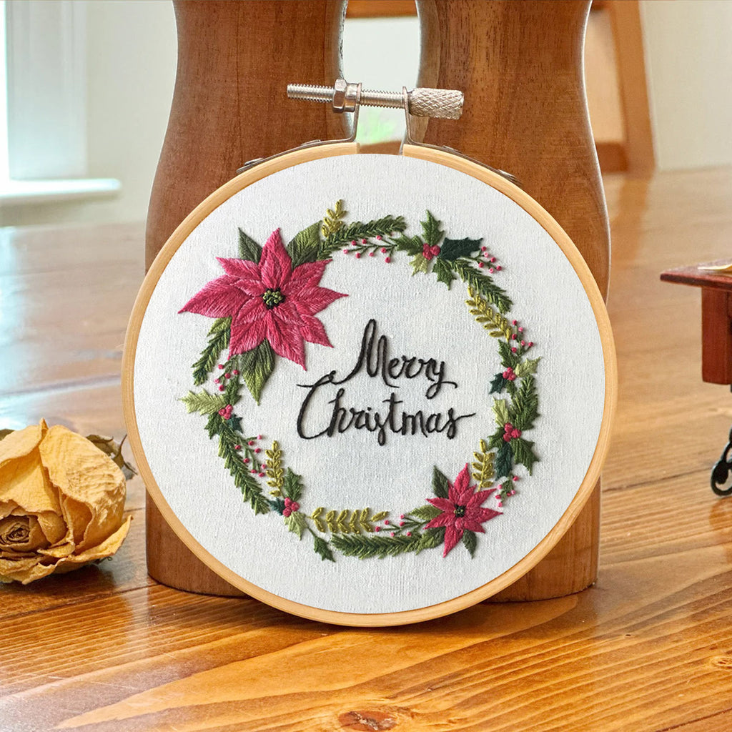 Rubbyoo Embroidery Kit -Merry Christmas Wreath  - image 7