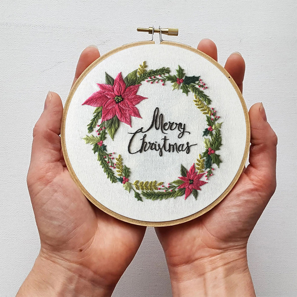 Rubbyoo Embroidery Kit -Merry Christmas Wreath  - image 5