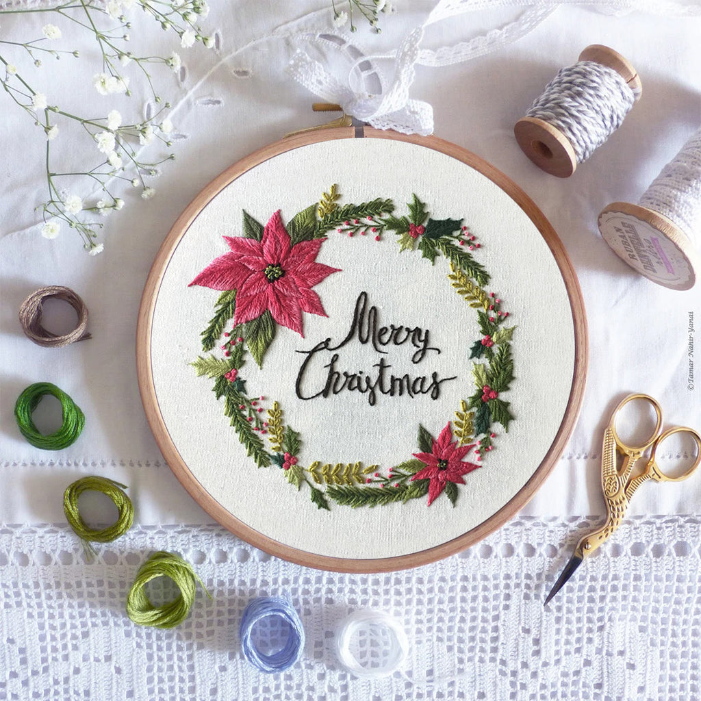 Rubbyoo Embroidery Kit -Merry Christmas Wreath  - image 6