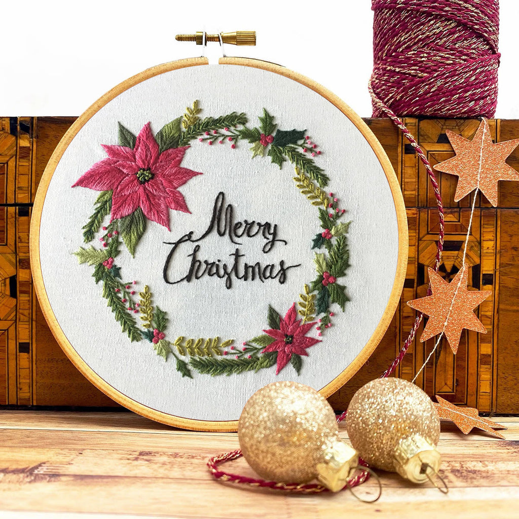Rubbyoo Embroidery Kit -Merry Christmas Wreath  - image 8