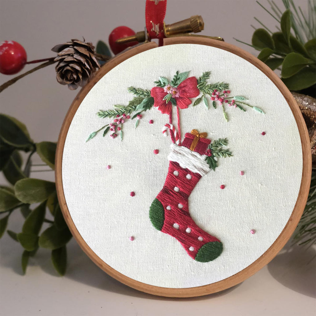 Rubbyoo Embroidery Kit -Christmas Sock  - image 1