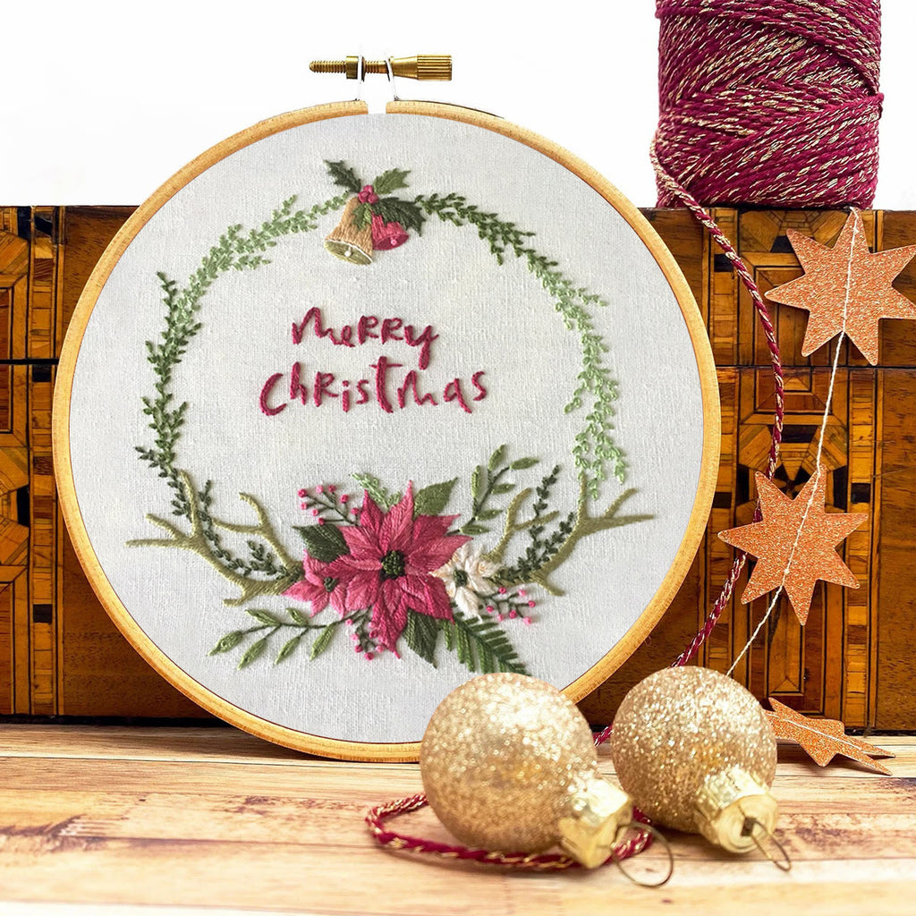 Rubbyoo Embroidery Kit -Floral Christmas - image 8