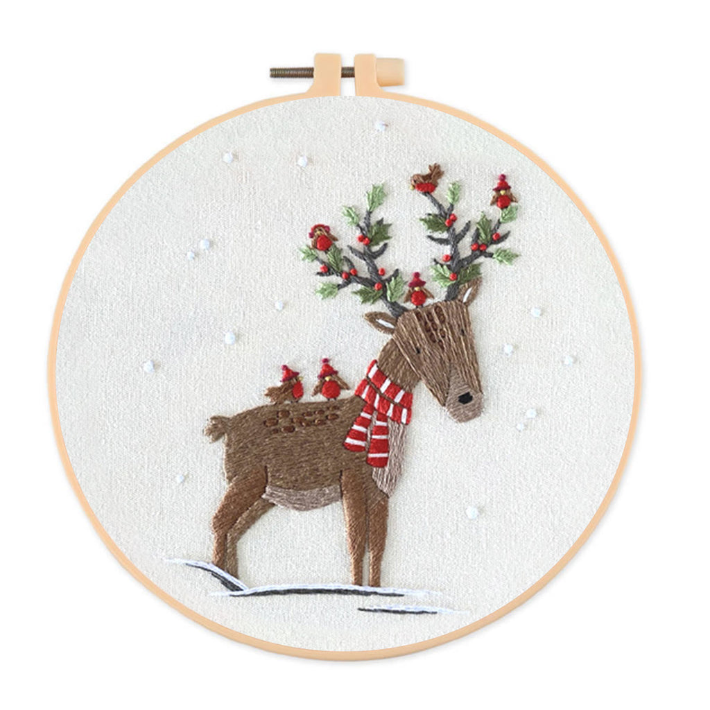 Rubbyoo Embroidery Kit - Christmas Elk - image 0