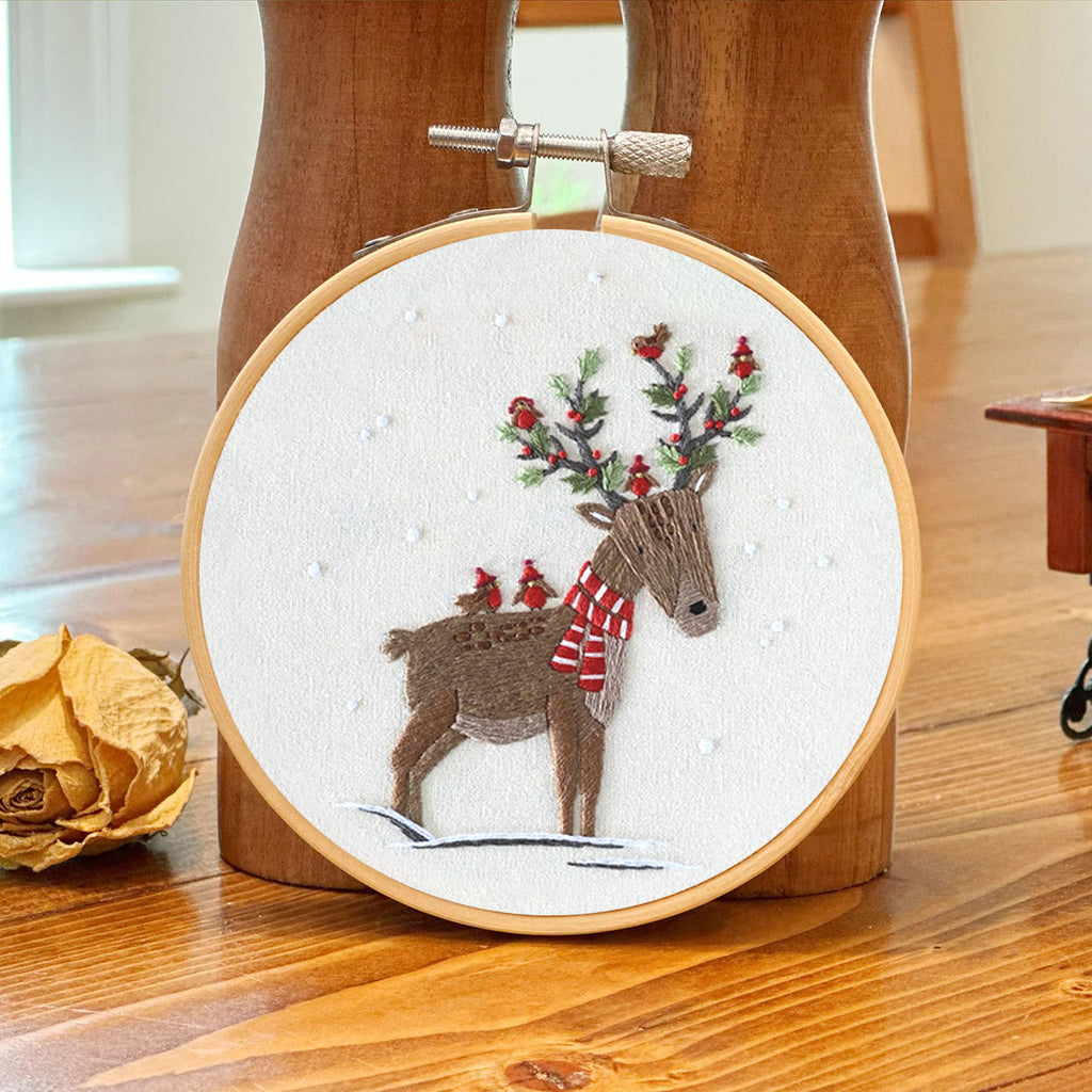 Rubbyoo Embroidery Kit - Christmas Elk - image 6