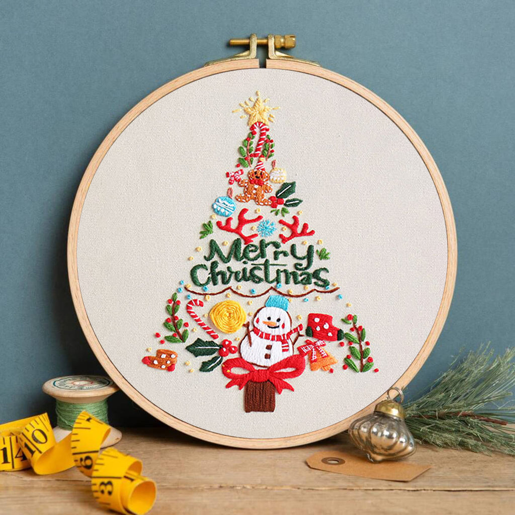 Rubbyoo Embroidery Kit - Colorful Christmas Tree  - image 2