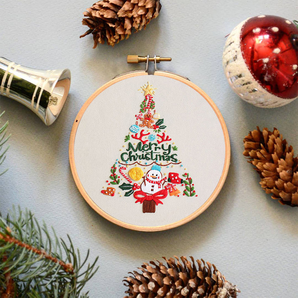 Rubbyoo Embroidery Kit - Colorful Christmas Tree  - image 4