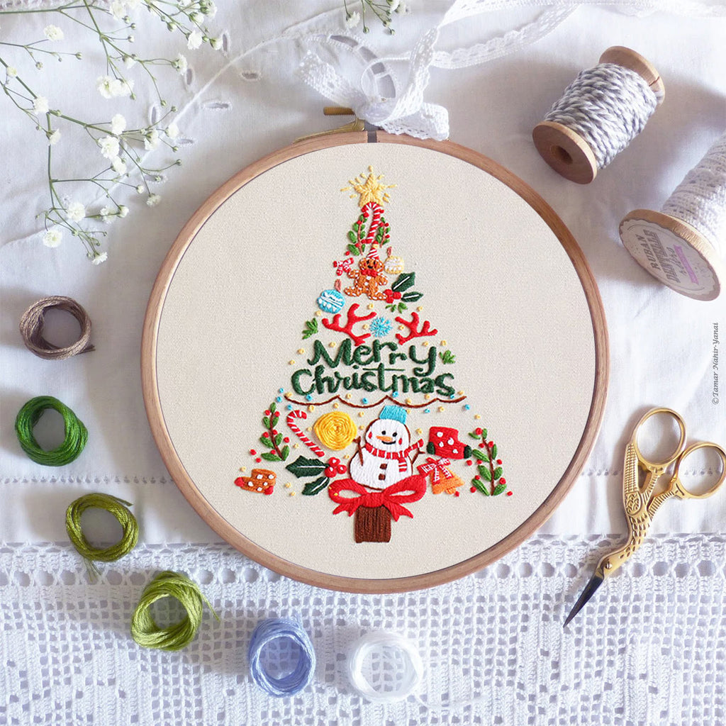 Rubbyoo Embroidery Kit - Colorful Christmas Tree  - image 7