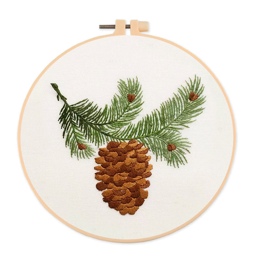 Rubbyoo Embroidery Kit - Pine Cone  - image 0