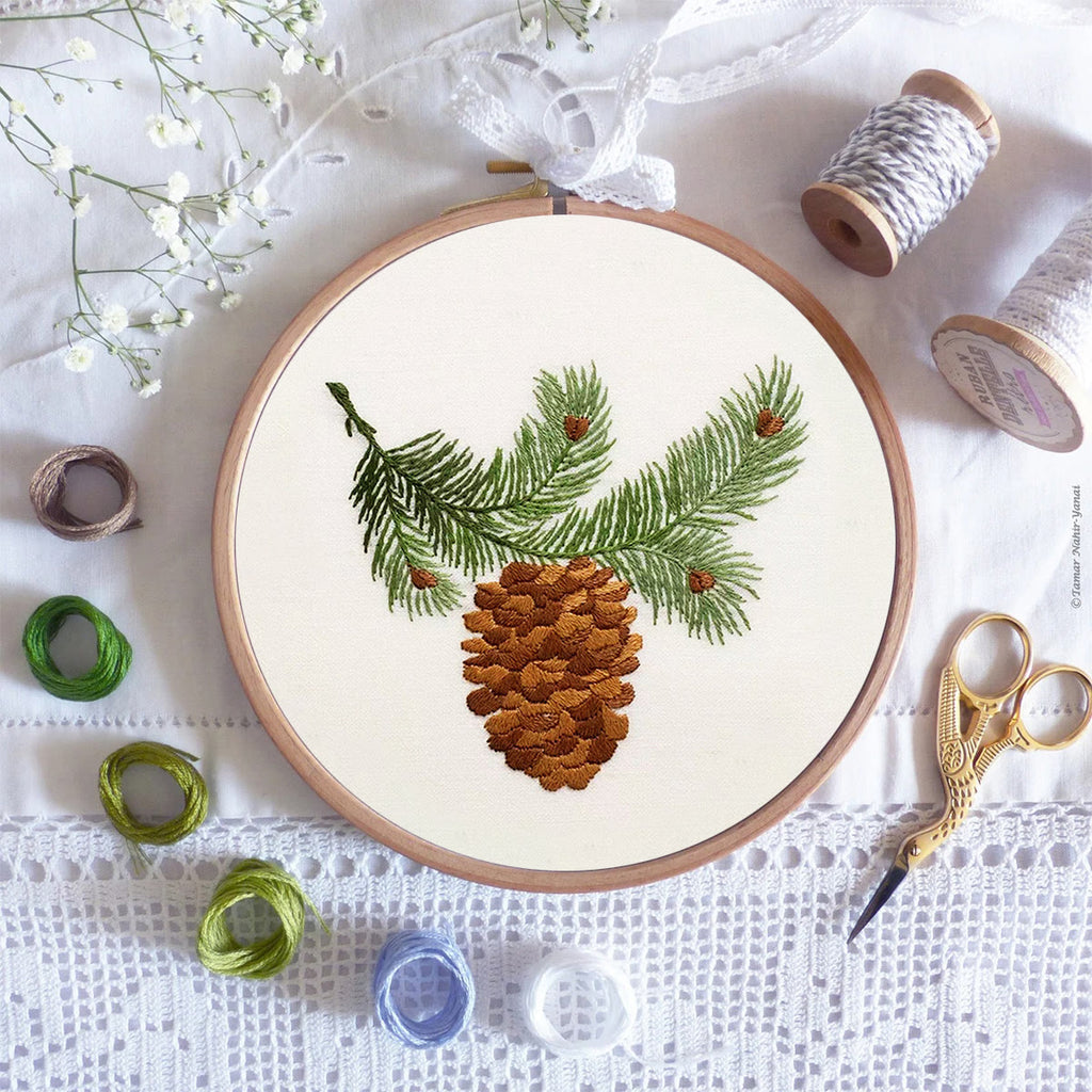 Rubbyoo Embroidery Kit - Pine Cone  - image 6