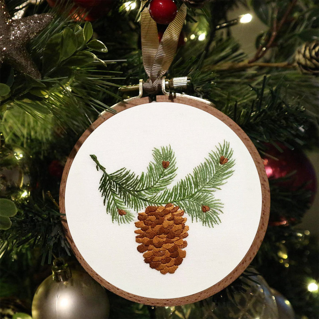 Rubbyoo Embroidery Kit - Pine Cone  - image 4
