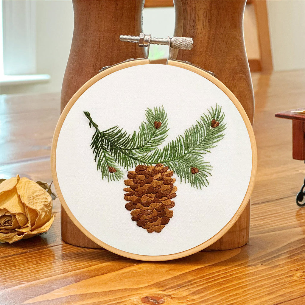 Rubbyoo Embroidery Kit - Pine Cone  - image 7