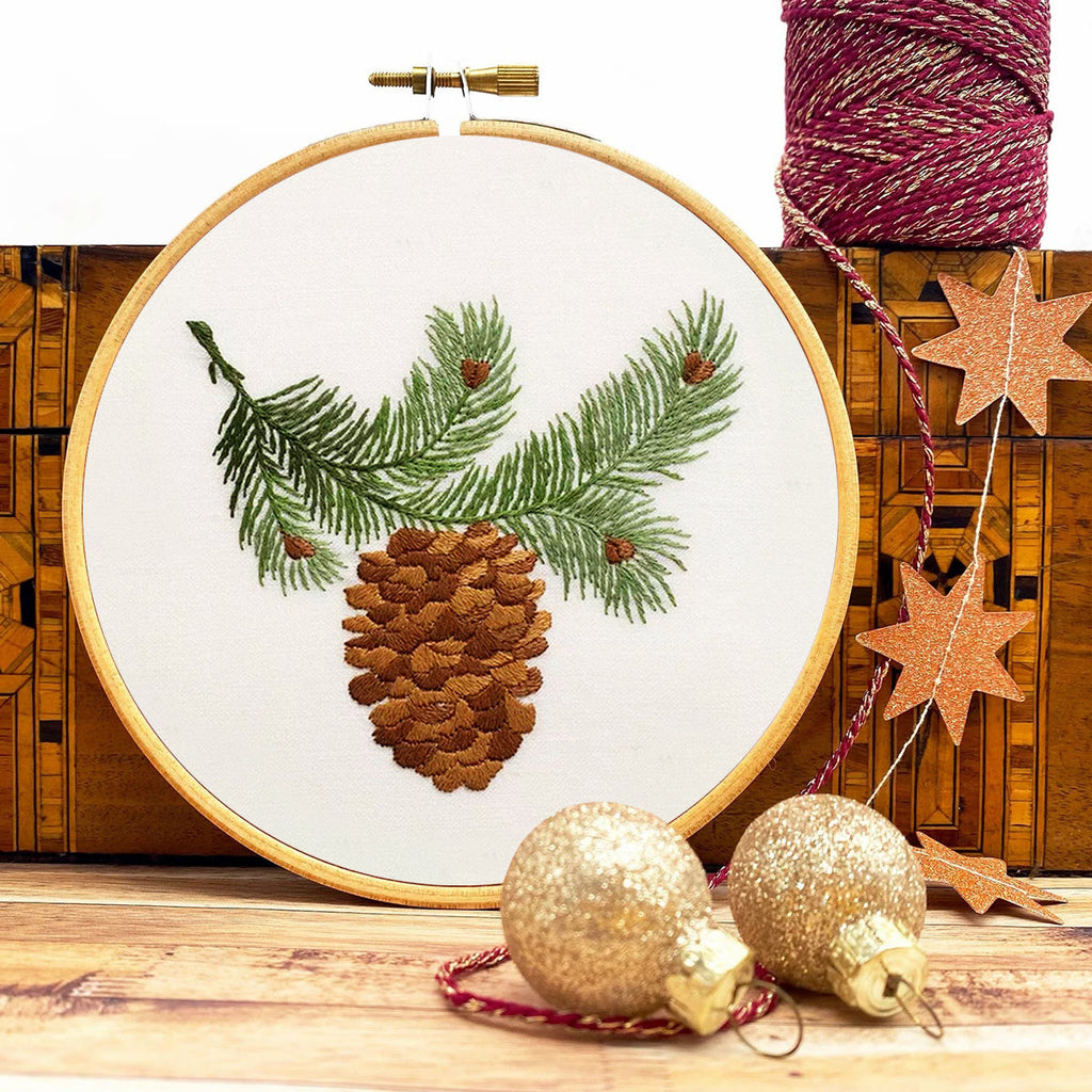 Rubbyoo Embroidery Kit - Pine Cone  - image 8