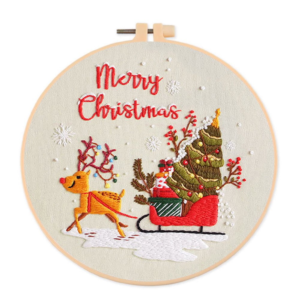 Rubbyoo Embroidery Kit -  Sleigh Elk - image 0